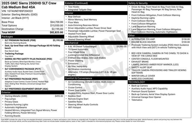 Used 2025 GMC Sierra 2500 SLT w/ SLT Premium Package image 37