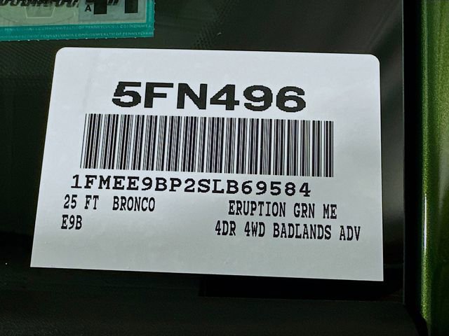 New 2025 Ford Bronco Badlands w/ Sasquatch Package image 18