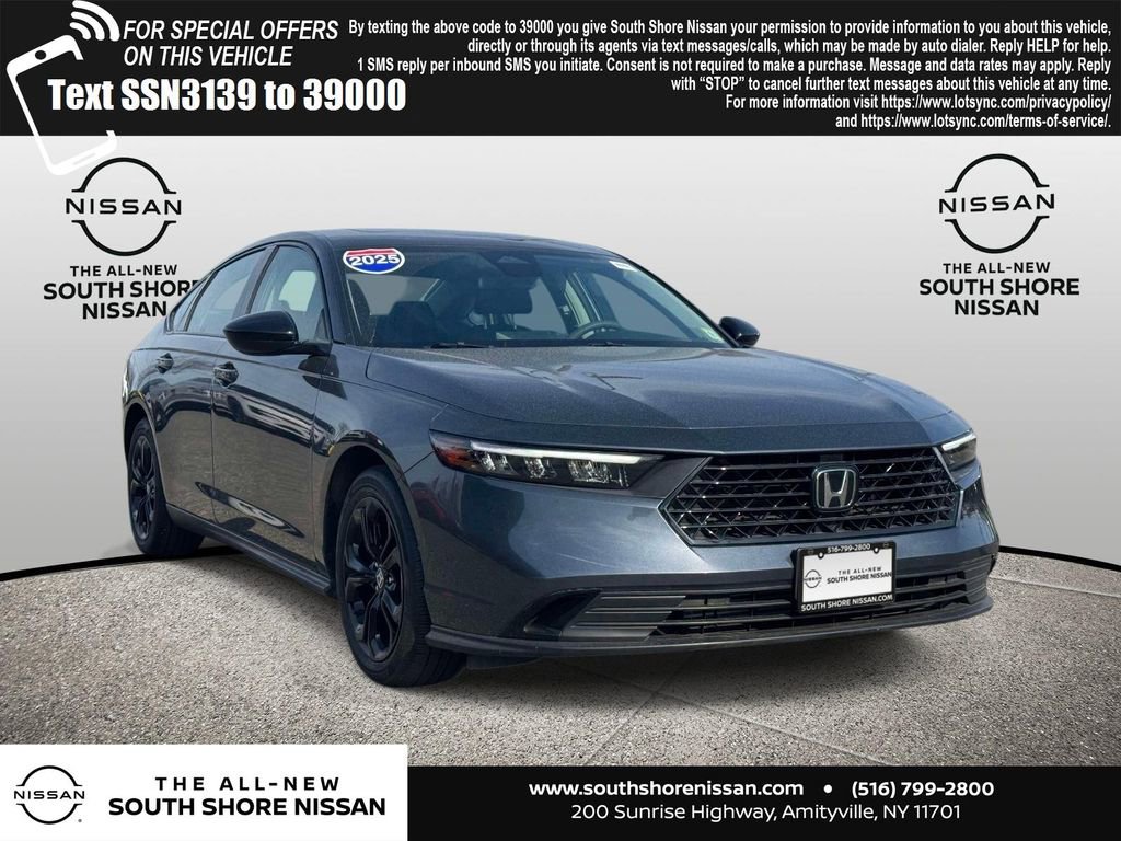 Used 2025 Honda Accord SE image 1
