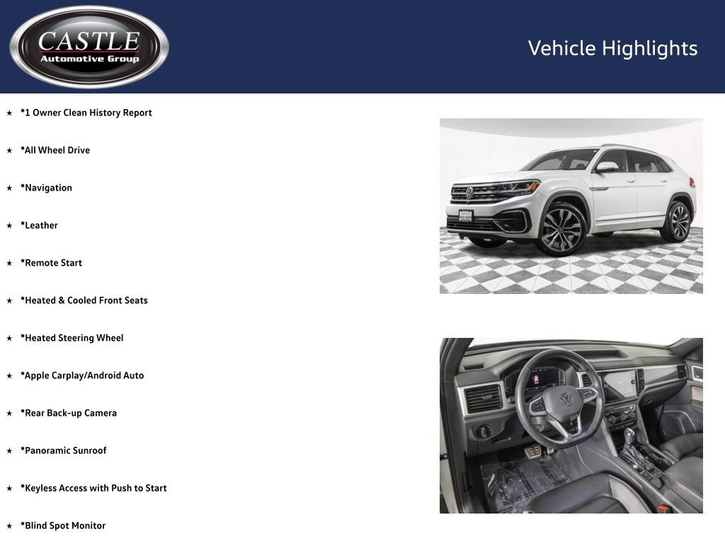 Used 2022 Volkswagen Atlas Cross Sport SEL Premium R-Line image 3