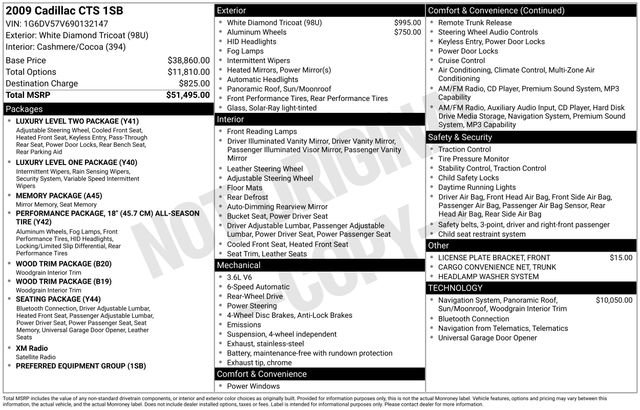 Used 2009 Cadillac CTS 3.6 image 30