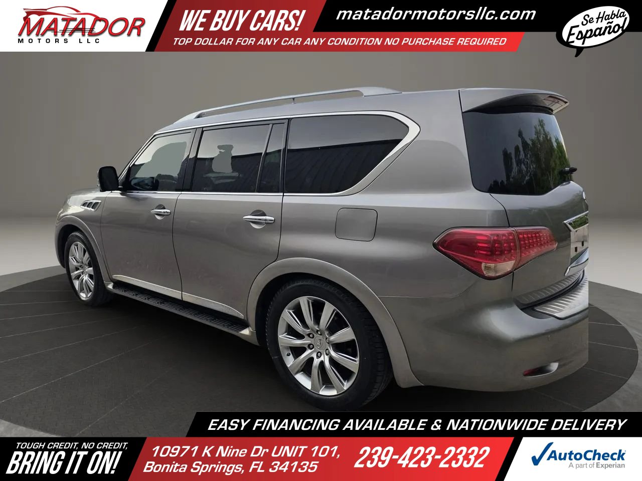 Used 2011 INFINITI QX56 4WD w/ Deluxe Touring Pkg image 6