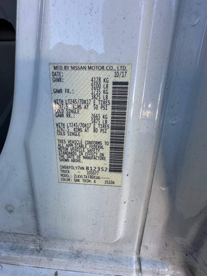 Used 2017 Nissan NV 2500 SV RWD image 16