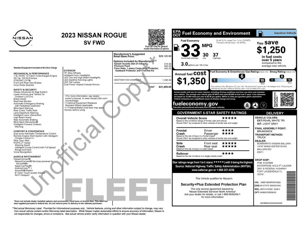 Used 2023 Nissan Rogue SV image 18