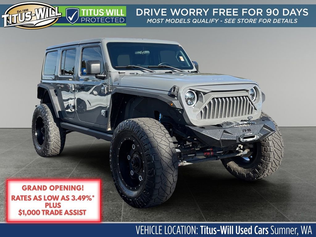 Used 2018 Jeep Wrangler Unlimited Sahara w/ Cold Weather Group