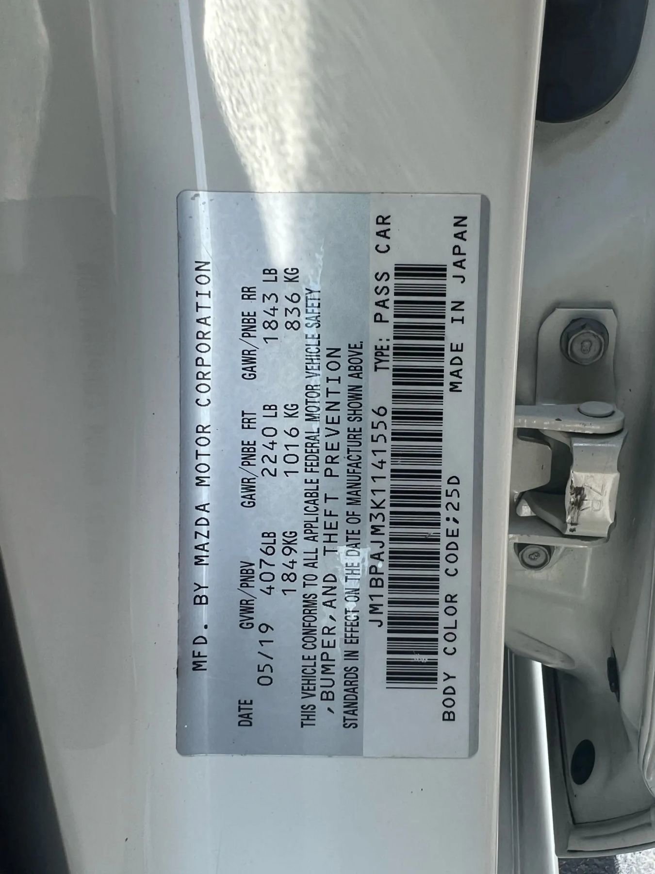 Used 2019 MAZDA MAZDA3 Hatchback image 12