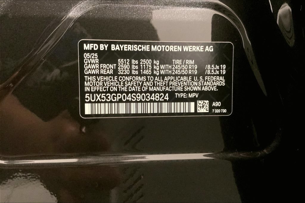 New 2025 BMW X3 xDrive30i w/ Convenience Package AWD/4WD image 10