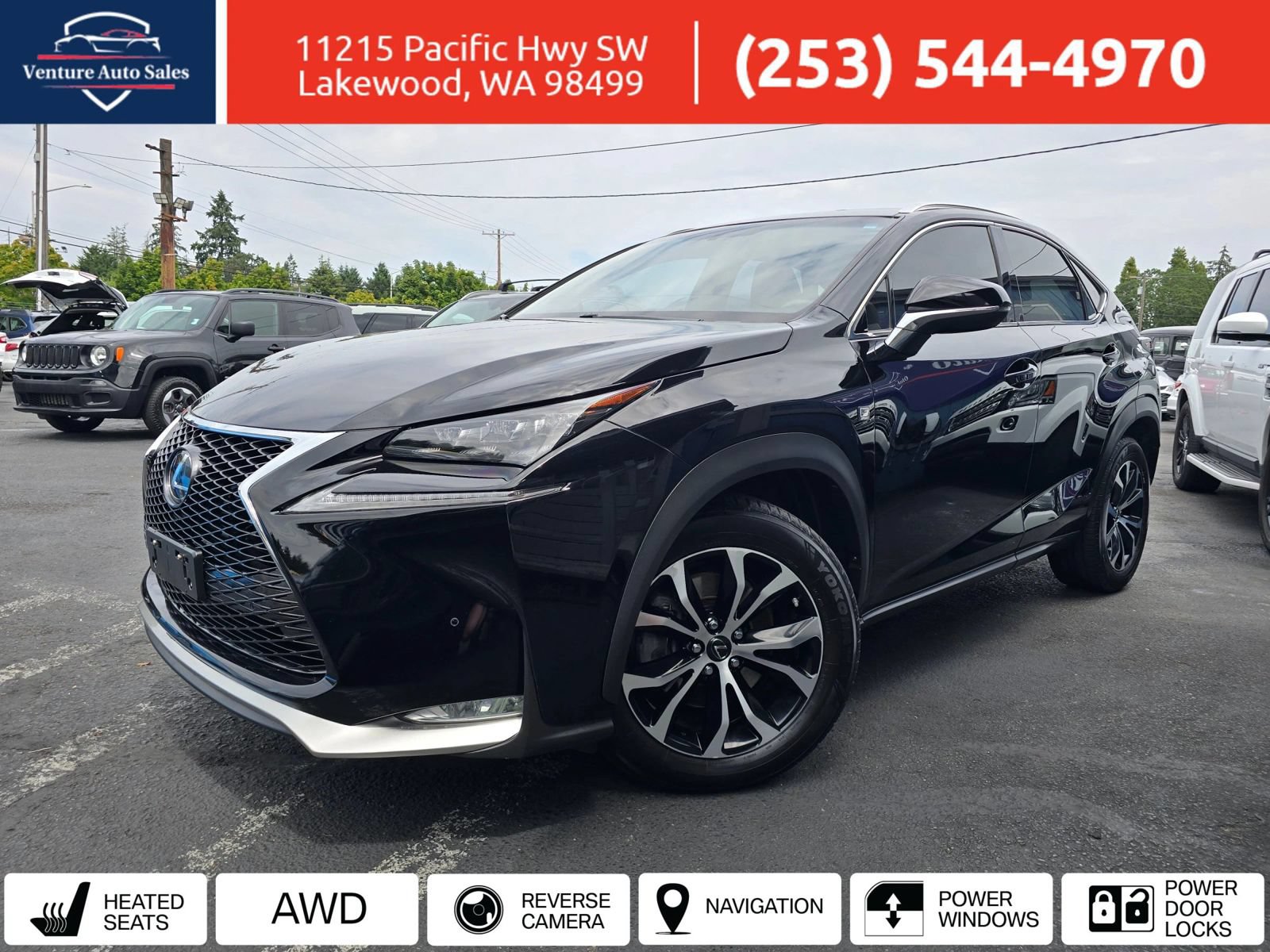 Used 2015 Lexus NX 200t F Sport w/ Navigation System Package AWD/4WD image 1