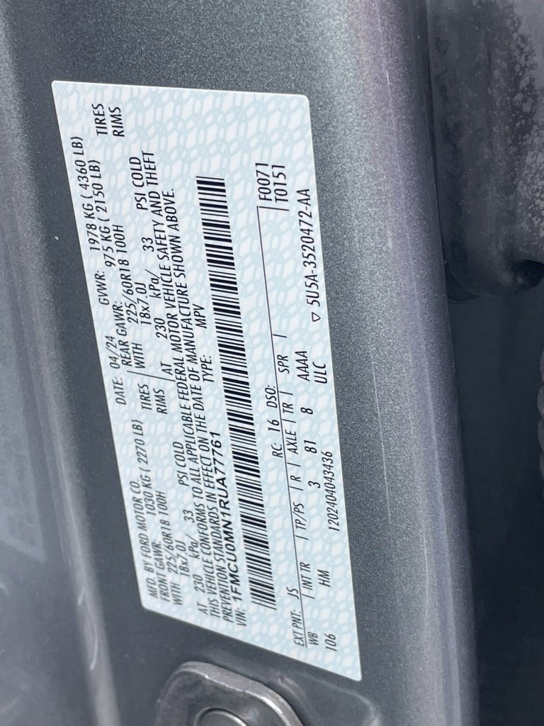 Used 2024 Ford Escape ST-Line image 34