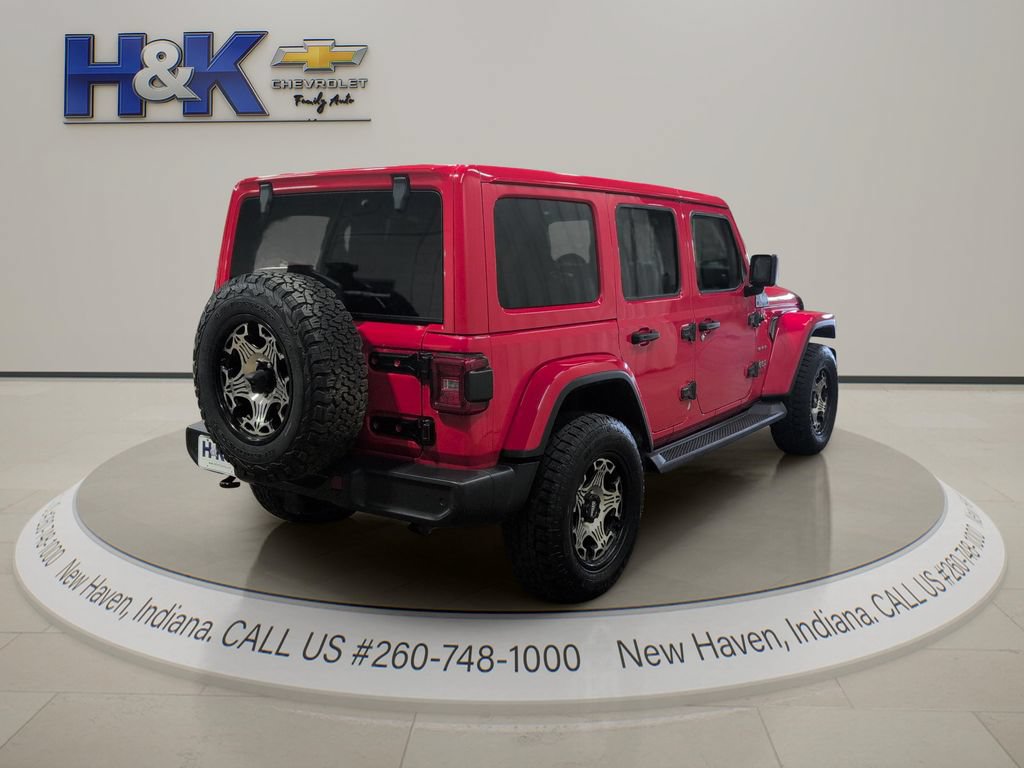 Used 2018 Jeep Wrangler Unlimited Sahara w/ Uconnect 4C Nav & Sound Group AWD/4WD image 6