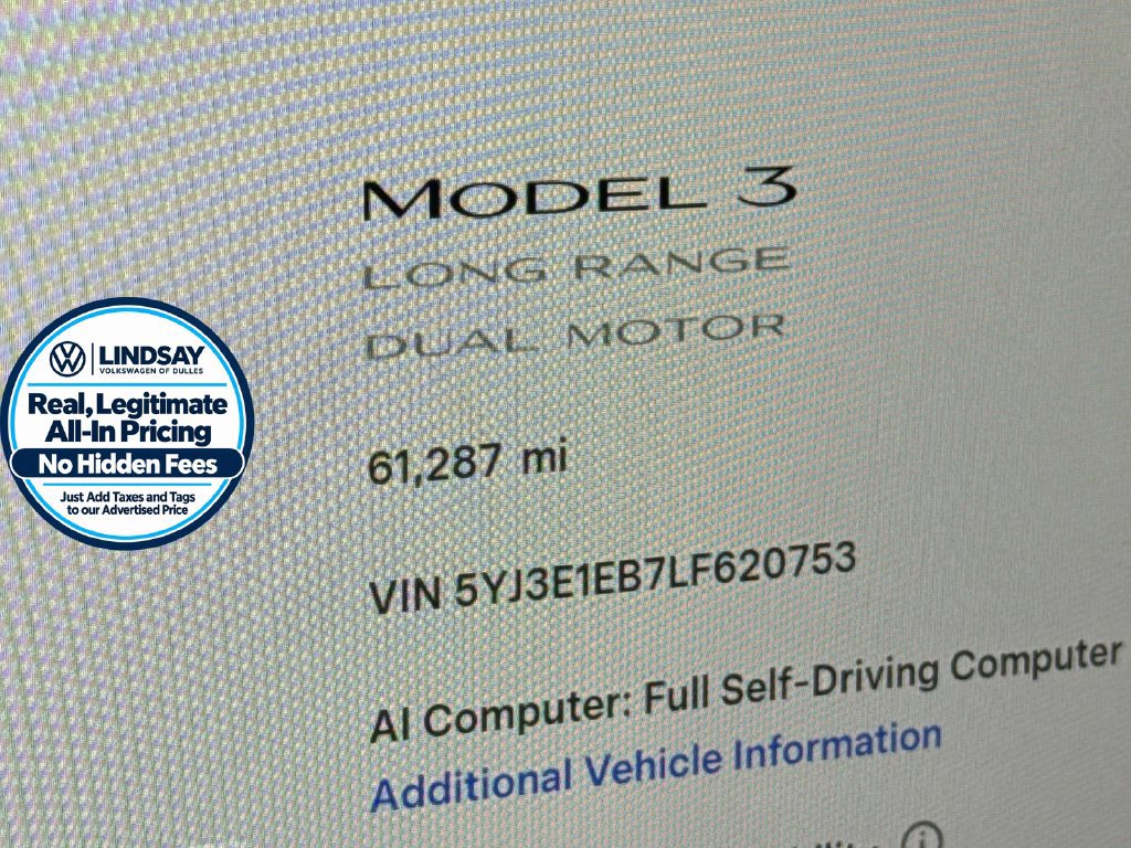 Used 2020 Tesla Model 3 Long Range AWD/4WD image 30