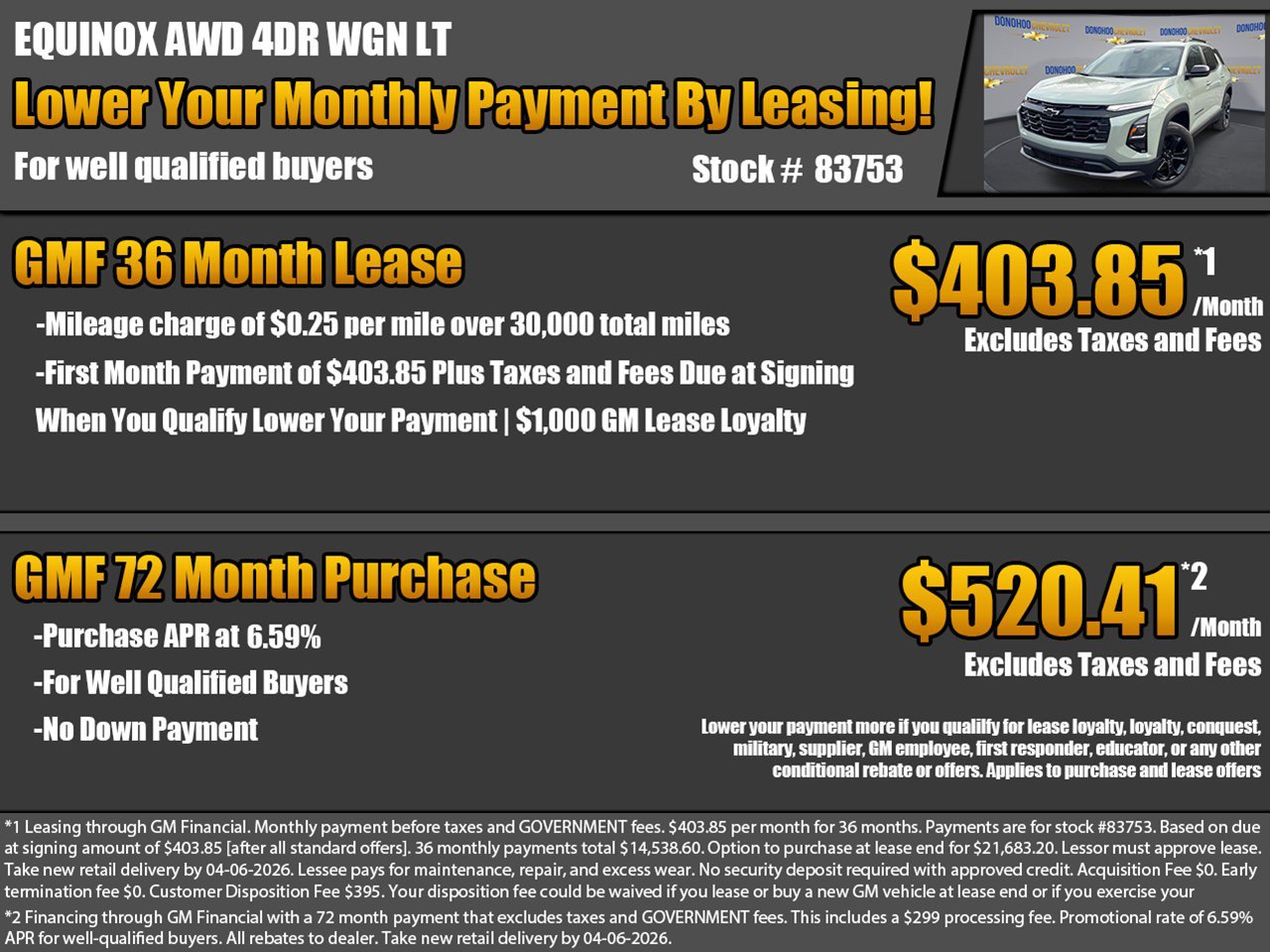 New 2026 Chevrolet Equinox LT w/ Midnight Edition image 2