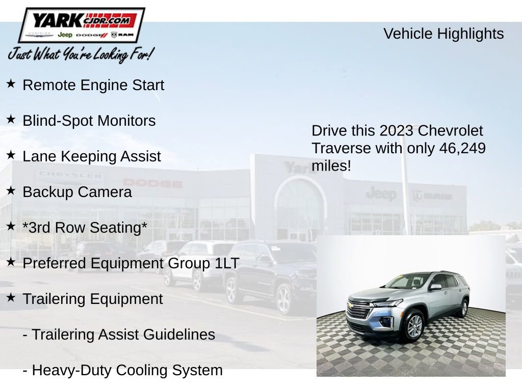 Used 2023 Chevrolet Traverse LT image 7