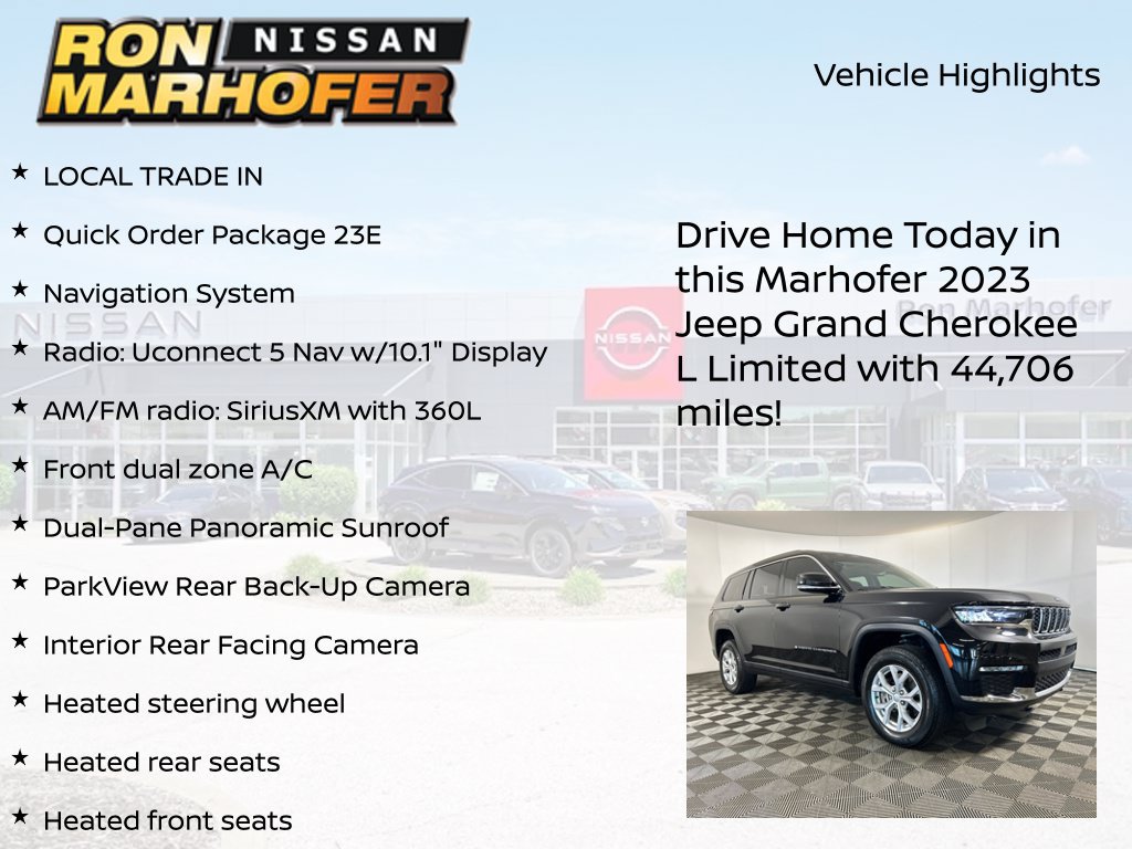 Used 2023 Jeep Grand Cherokee L Limited AWD/4WD image 15