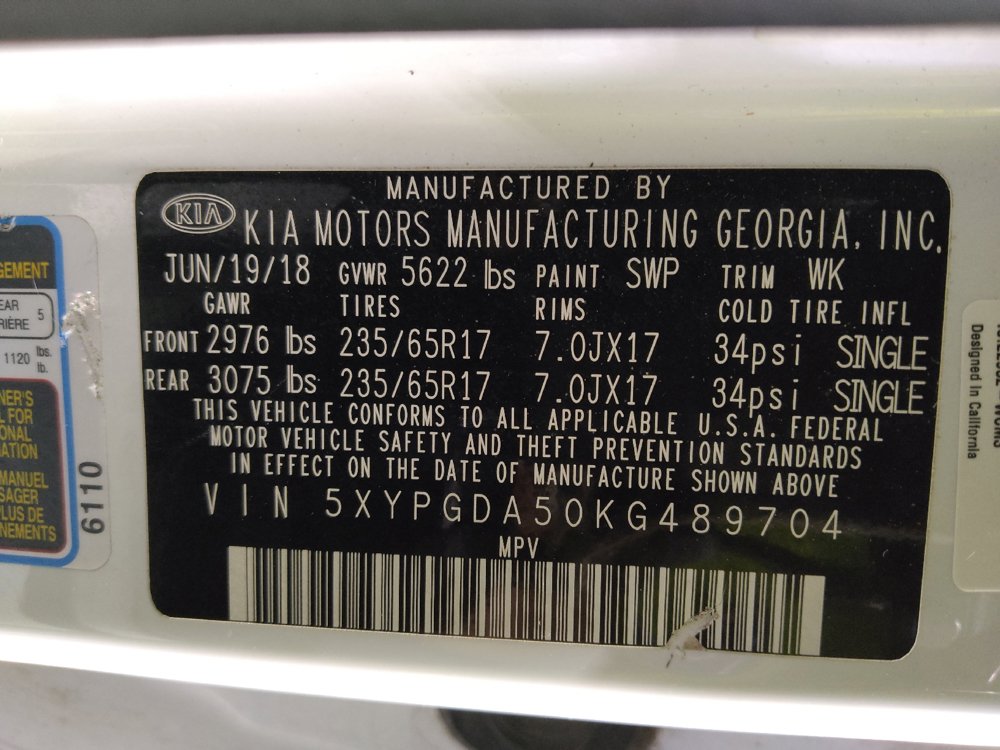 Used 2019 Kia Sorento AWD V6 image 33