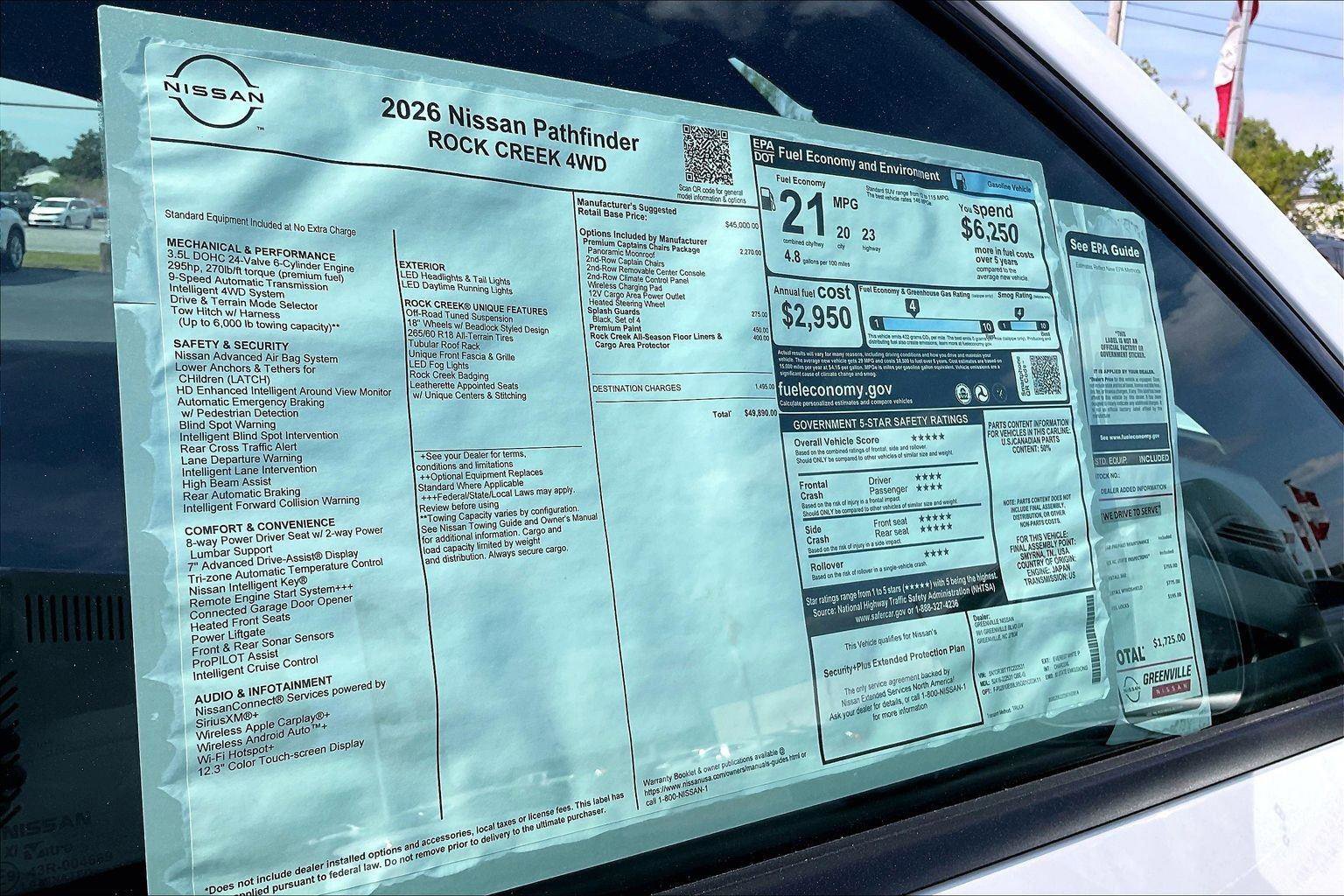 New 2026 Nissan Pathfinder Rock Creek image 15