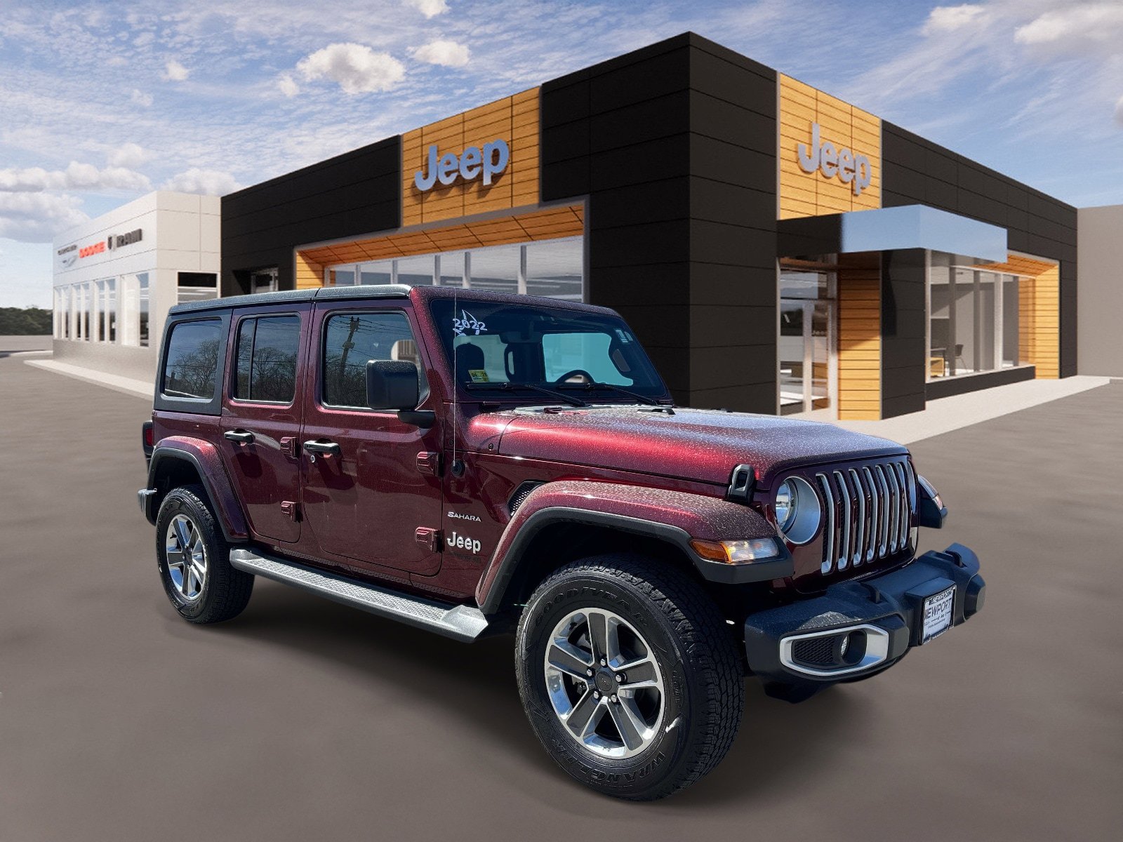 Certified 2022 Jeep Wrangler Unlimited Sahara w/ Cold Weather Group AWD/4WD image 1