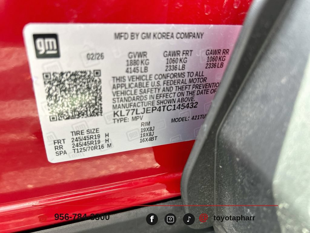 Used 2026 Chevrolet Trax RS w/ Driver Confidence Package FWD image 21