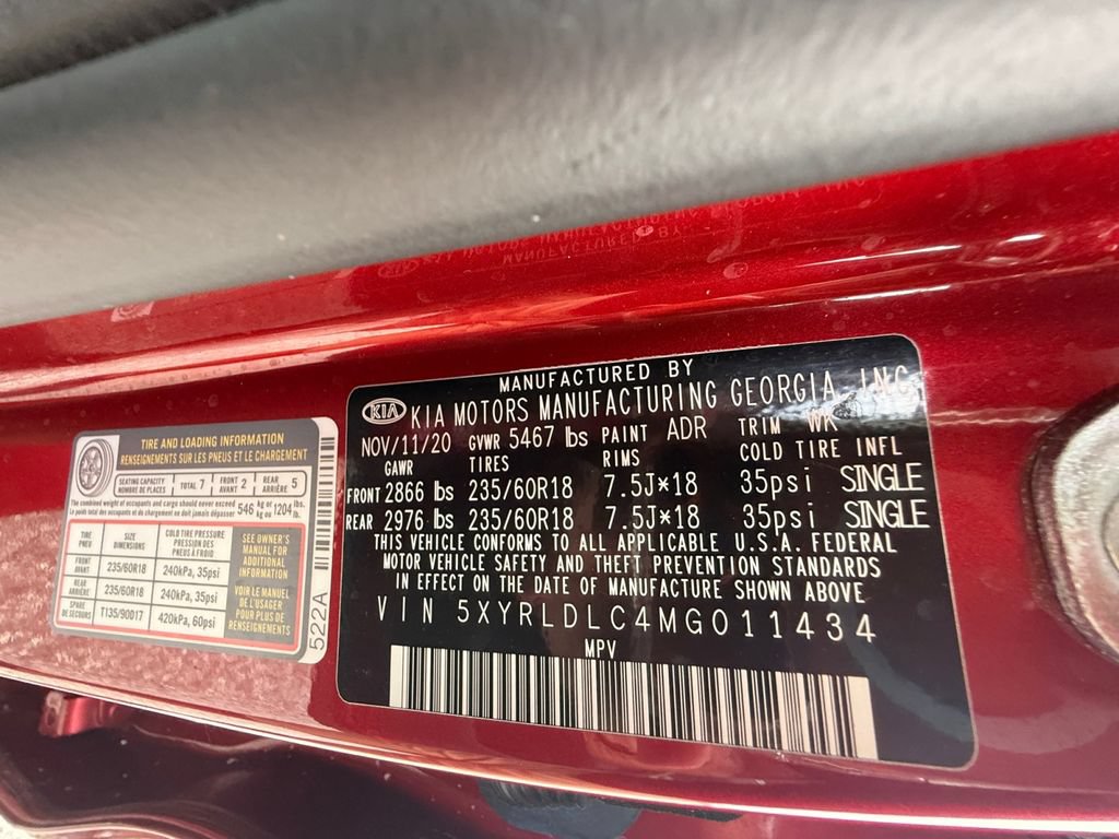 Used 2021 Kia Sorento S w/ Panoramic Sunroof Package AWD/4WD image 36
