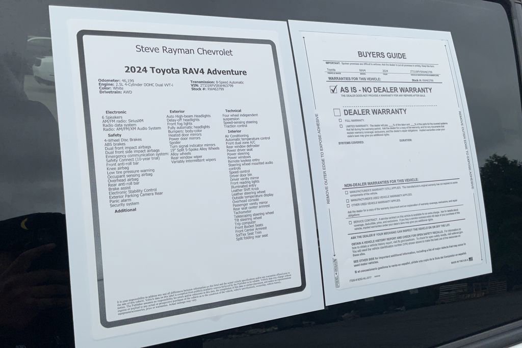 Used 2024 Toyota RAV4 Adventure AWD/4WD image 24