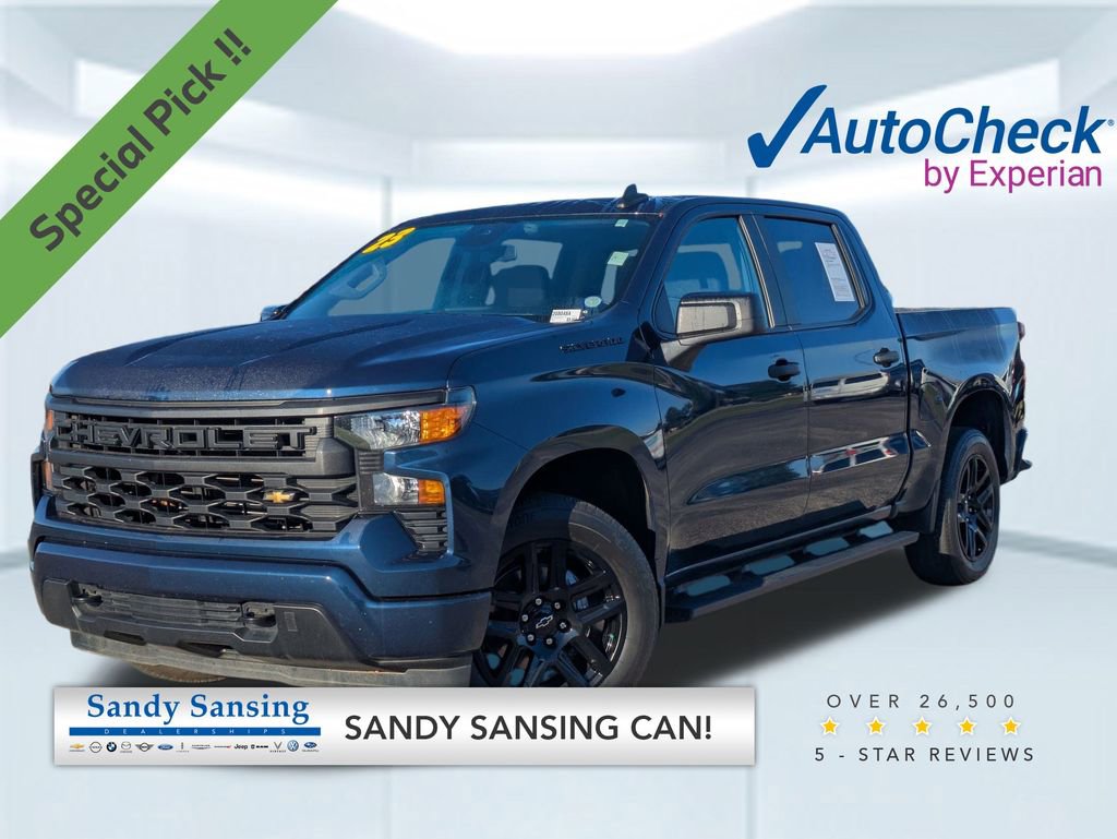 Used 2023 Chevrolet Silverado 1500 Custom w/ LPO, Dark Essentials Package