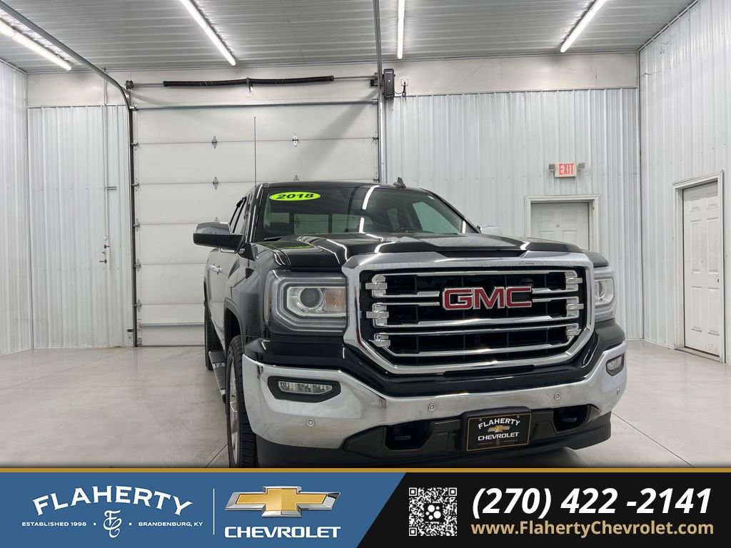 Used 2018 GMC Sierra 1500 SLT w/ SLT Premium Package AWD/4WD image 1