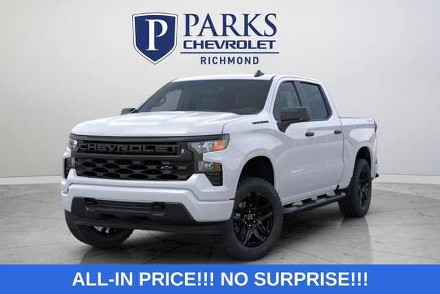 New 2026 Chevrolet Silverado 1500 Custom w/ Turbomax Blackout Package AWD/4WD image 3