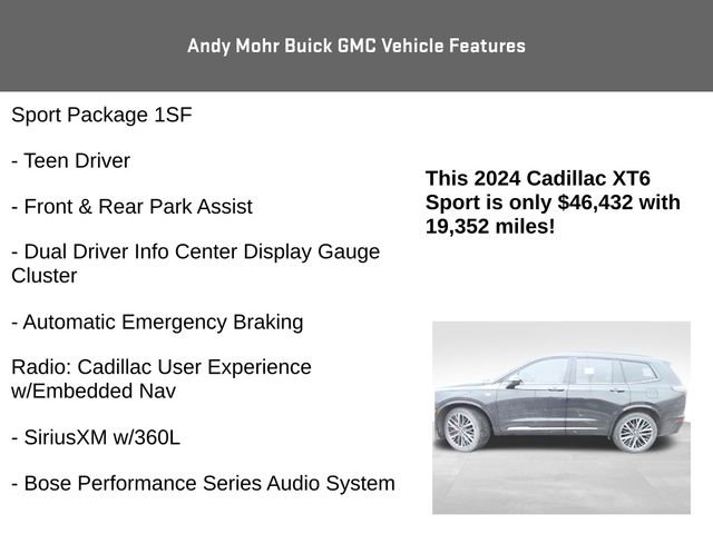 Used 2024 Cadillac XT6 Sport image 8