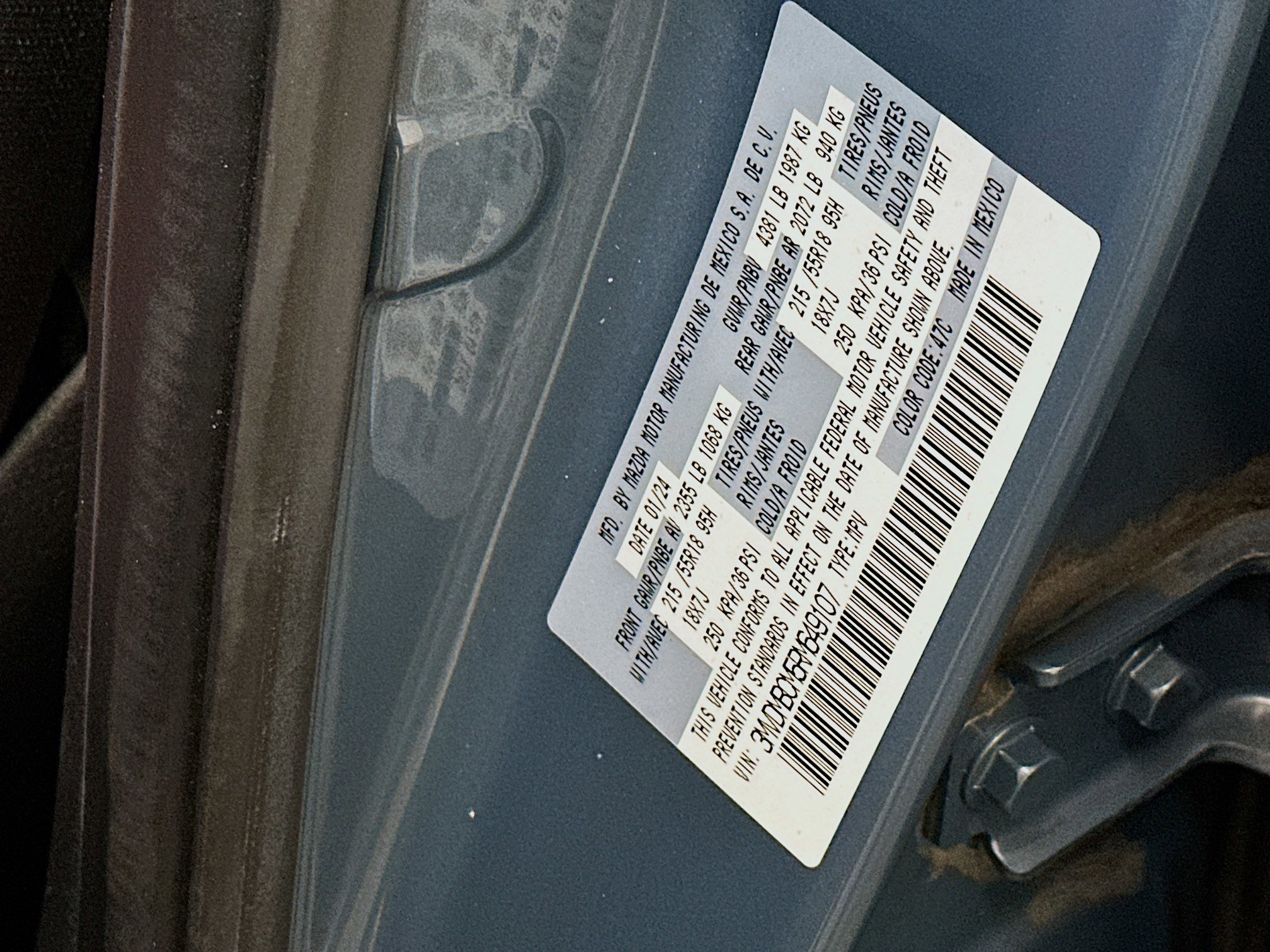 Used 2024 MAZDA CX-30 AWD 2.5 S w/ Preferred Package image 12