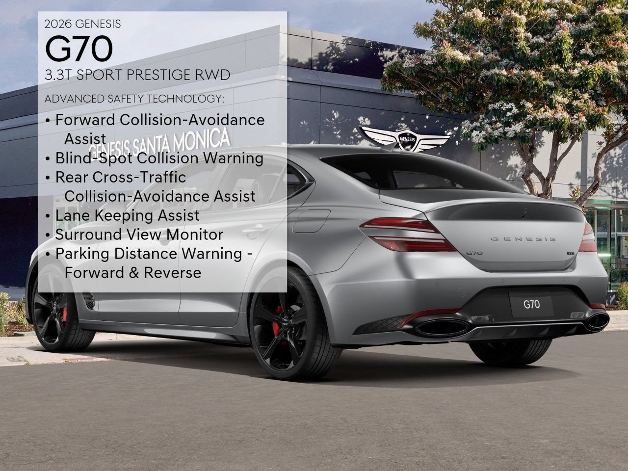 New 2026 Genesis G70 3.3T Sport Prestige RWD image 8