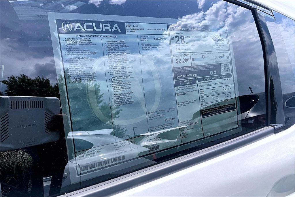 New 2026 Acura ADX FWD image 30