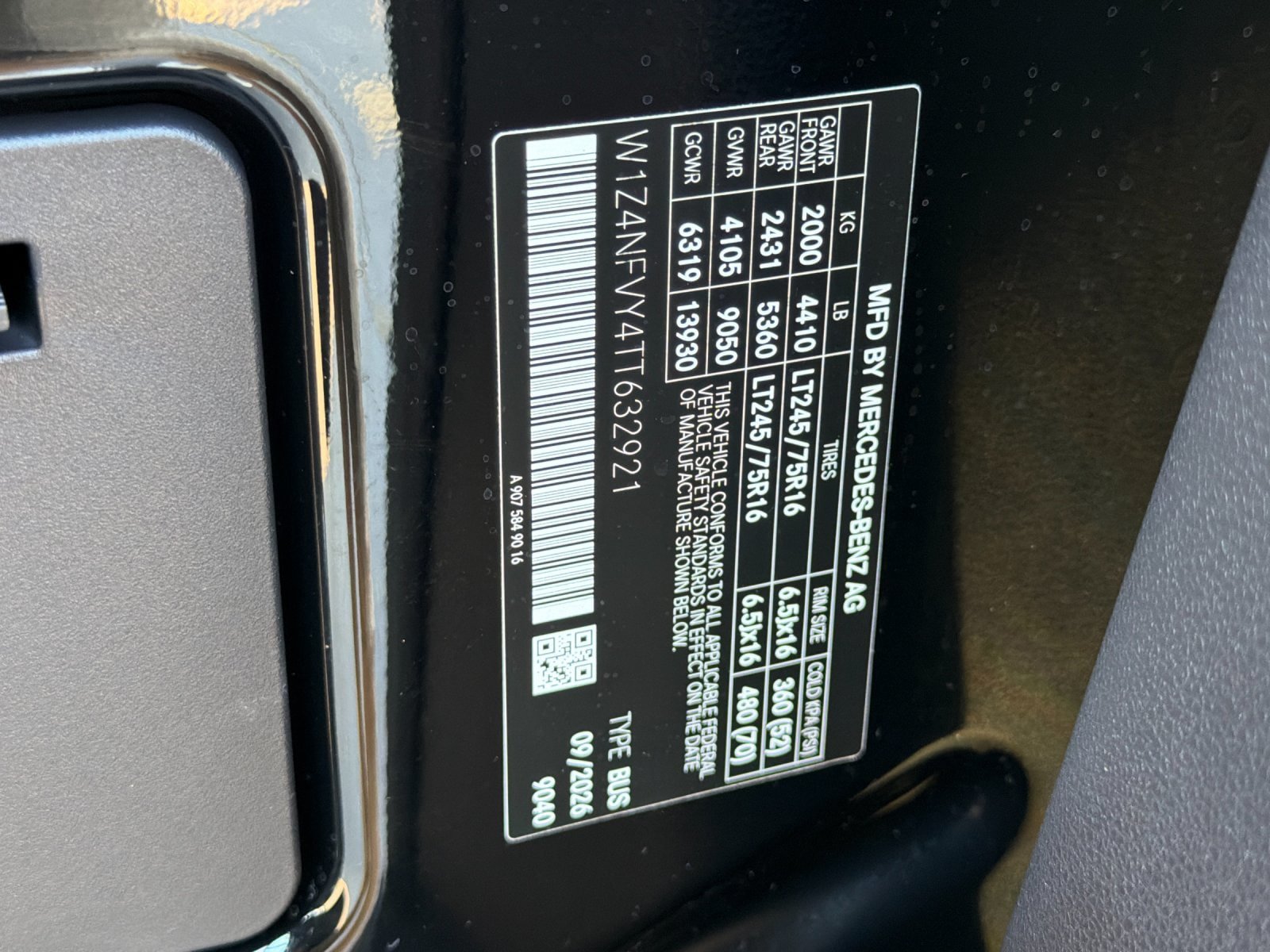 New 2026 Mercedes-Benz Sprinter 2500 image 29