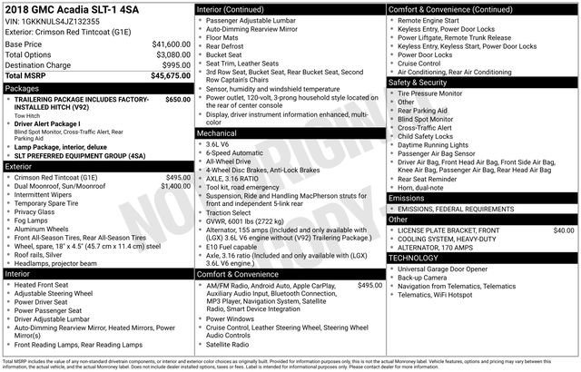 Used 2018 GMC Acadia SLT image 24