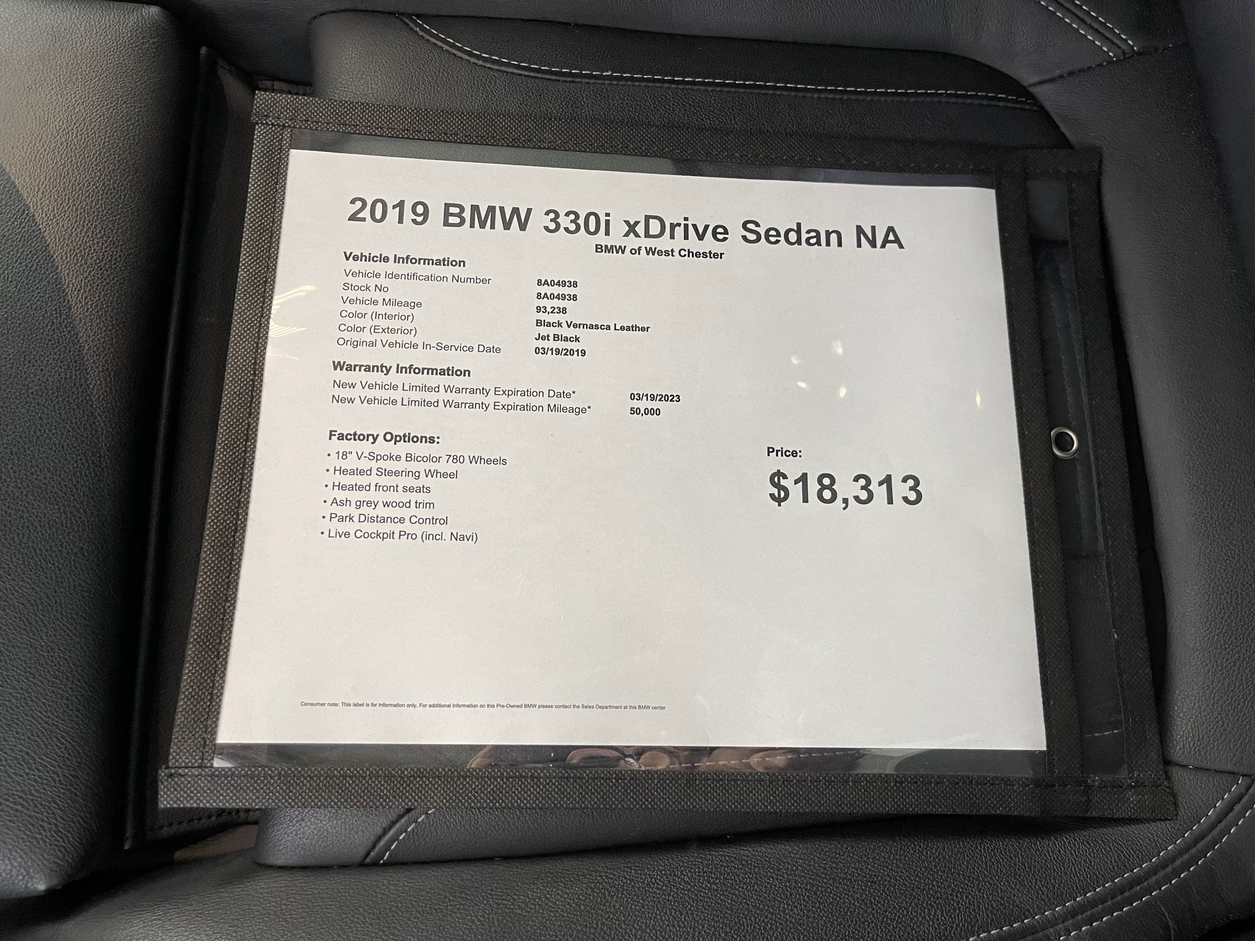 Used 2019 BMW 330i xDrive Sedan AWD/4WD image 18