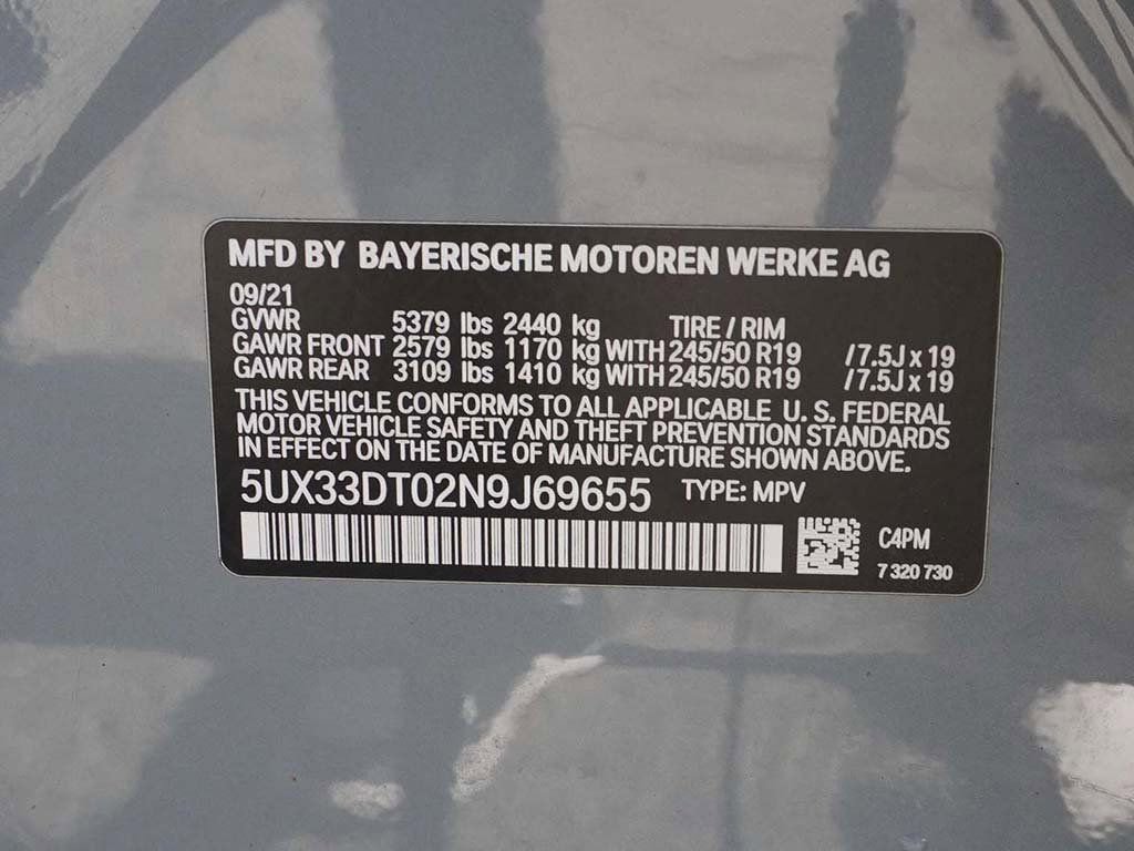 Used 2022 BMW X4 xDrive30i w/ M Sport Package image 53