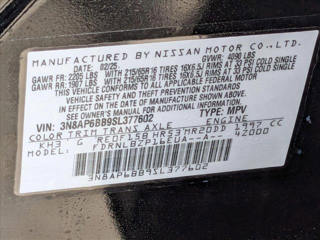 New 2025 Nissan Kicks S image 16