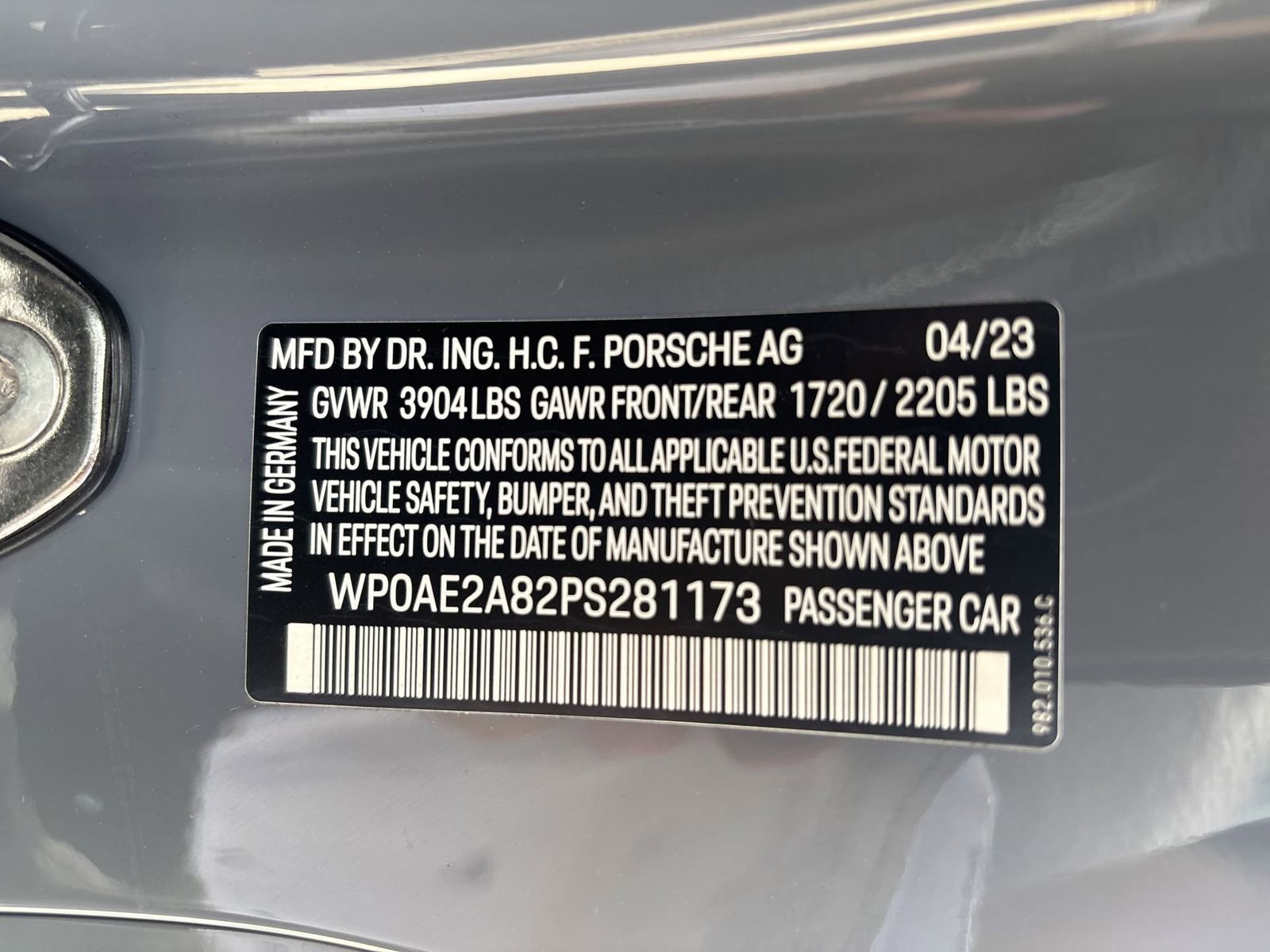 Certified 2023 Porsche 718 Cayman GT4 RS image 24