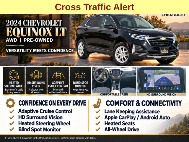 Certified 2024 Chevrolet Equinox LT AWD/4WD image 8