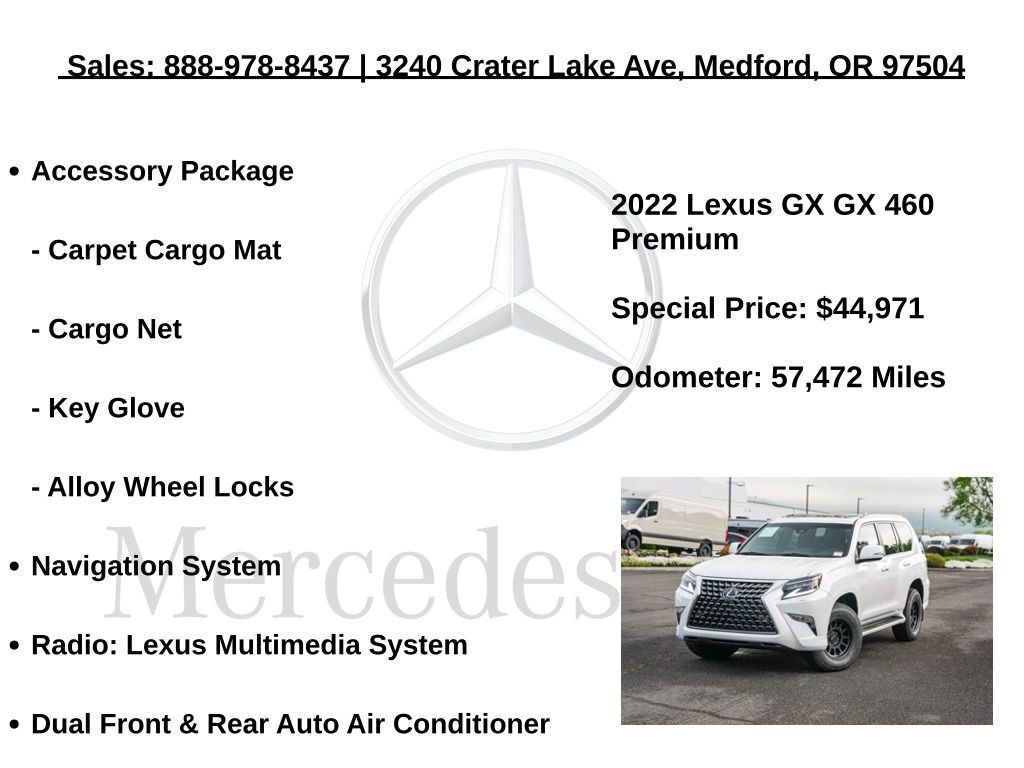 Used 2022 Lexus GX 460 Premium w/ Premium Package AWD/4WD image 12