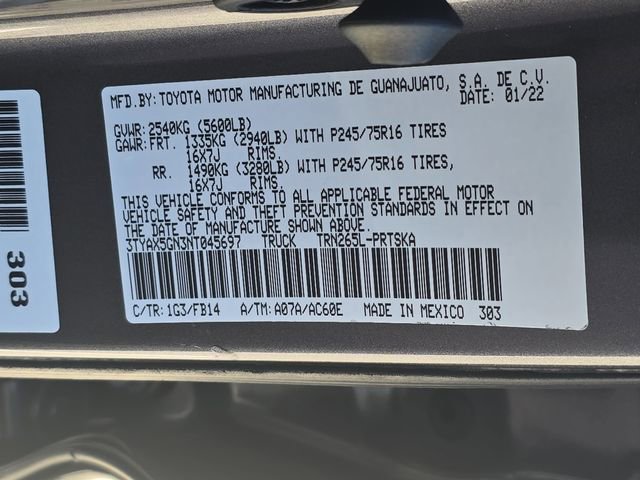 Used 2022 Toyota Tacoma SR w/ SR Convenience Package image 34