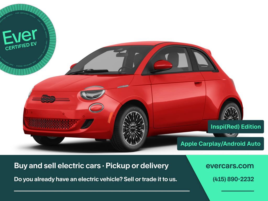 Used 2024 FIAT 500 e (RED)