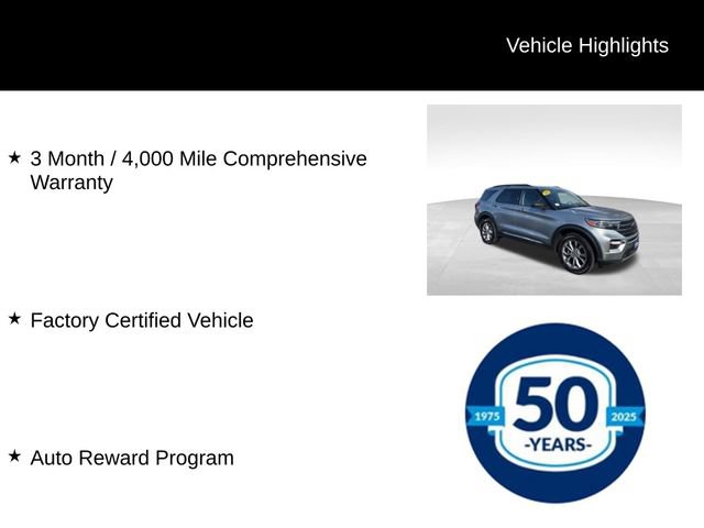 Certified 2022 Ford Explorer XLT w/ Equipment Group 202A AWD/4WD image 7