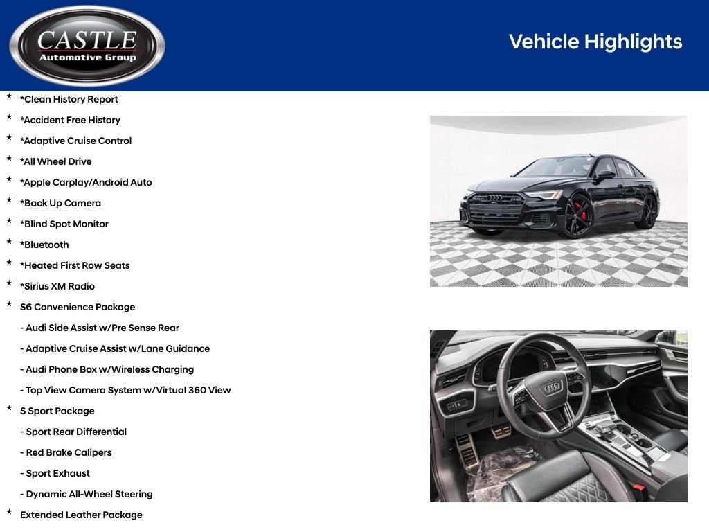 Used 2023 Audi S6 Premium Plus w/ Premium Plus Package AWD/4WD image 4