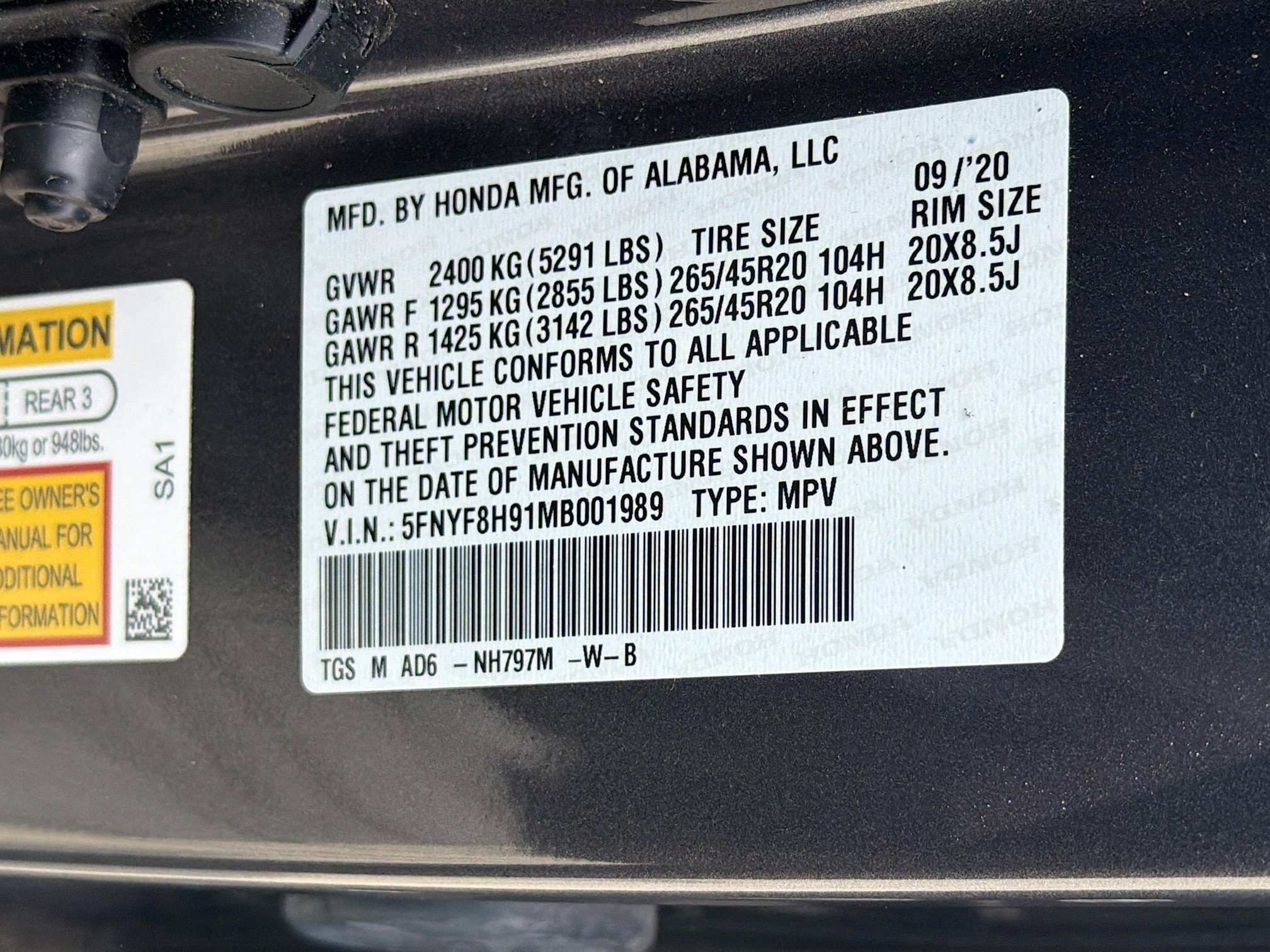 Used 2021 Honda Passport Touring image 33