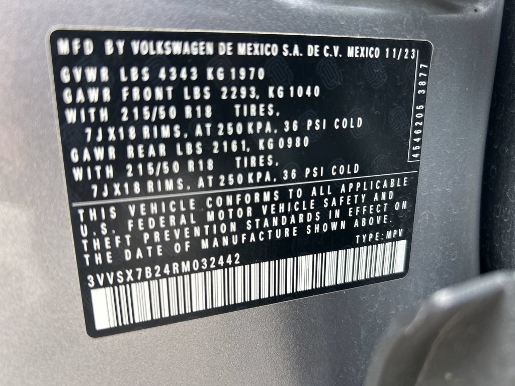 Used 2024 Volkswagen Taos SE FWD image 43