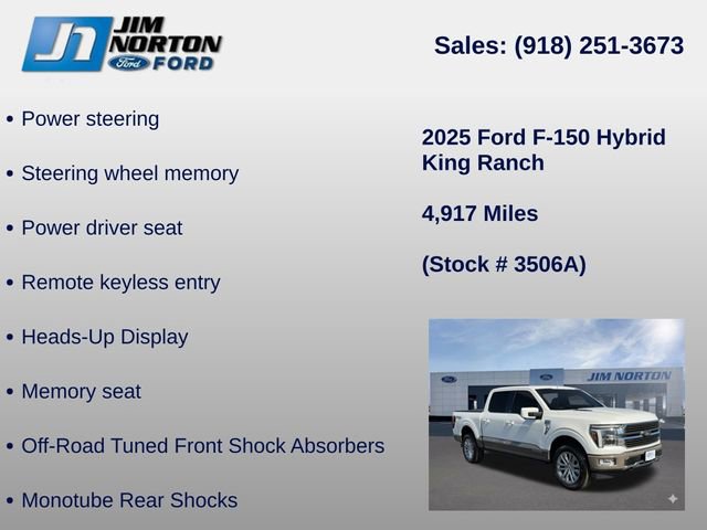 Used 2025 Ford F150 King Ranch w/ FX4 Off-Road Package image 21