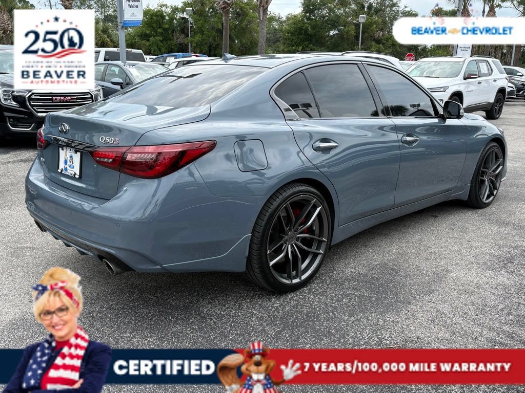 Used 2023 INFINITI Q50 Red Sport 400 AWD/4WD image 7