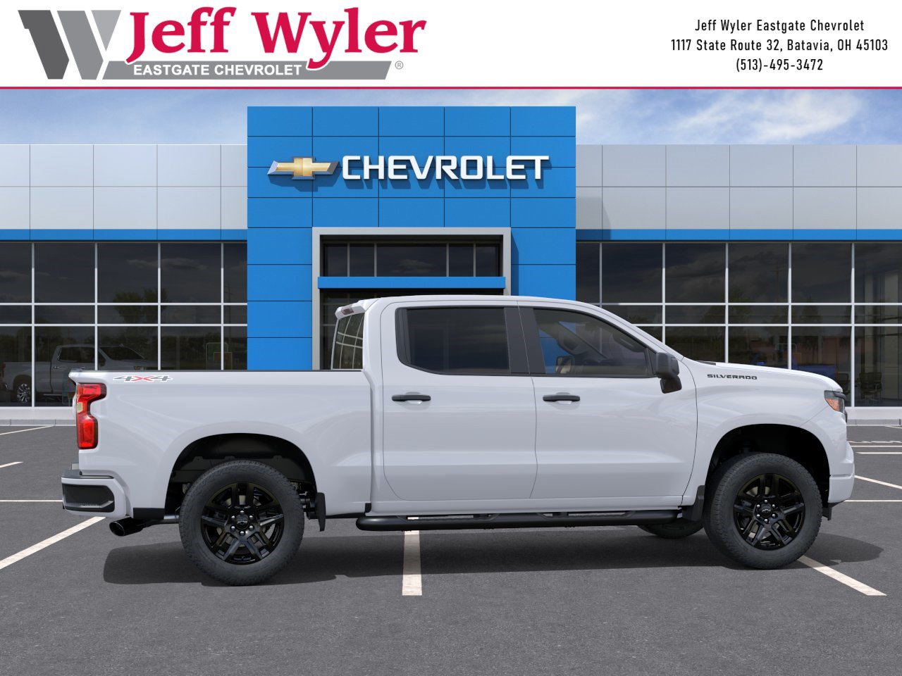 New 2026 Chevrolet Silverado 1500 Custom w/ Turbomax Blackout Package AWD/4WD image 5