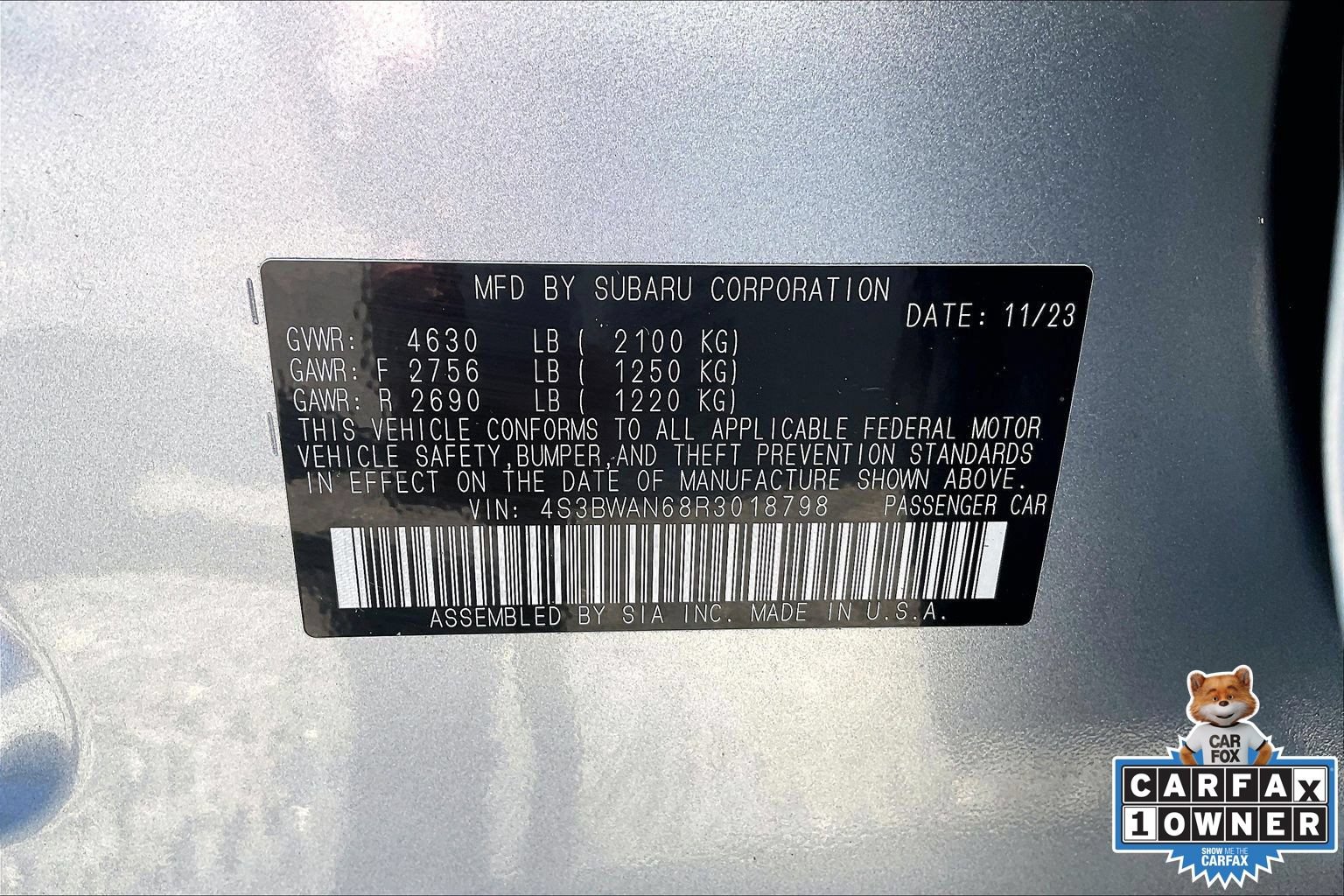 Certified 2024 Subaru Legacy Limited AWD/4WD image 32