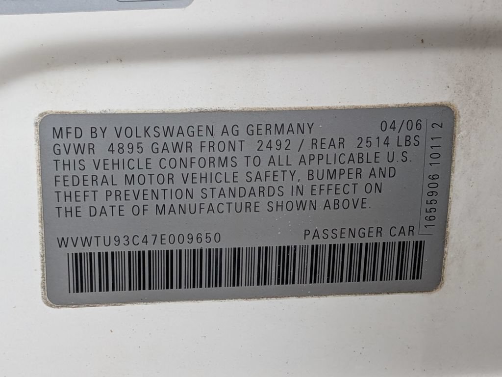 Used 2007 Volkswagen Passat 3.6 FWD image 29